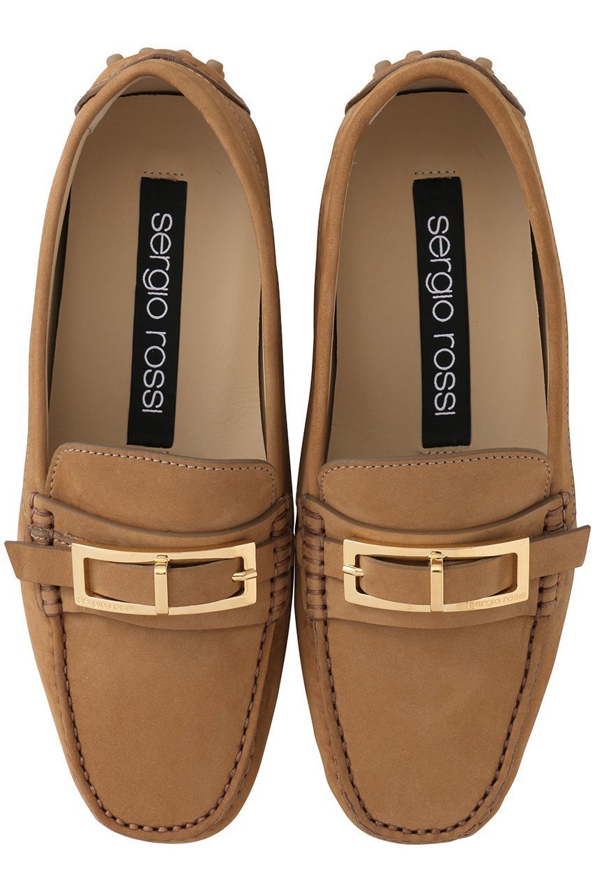 【セルジオ ロッシ/SERGIO ROSSI】のsrNORA ドライビングシューズ インテリア・キッズ・メンズ・レディースファッション・服の通販 founy(ファニー) 　ファッション　Fashion　レディースファッション　Fashion for Women　エレガント 上品　Elegant　クラシカル　Classical, Vintage-Inspired　シューズ　Shoes, Footwear　フラット　Flat, Flat Shoes　マカダミアブラウン|ID: prp329100004485300 ipo3291000000036652048