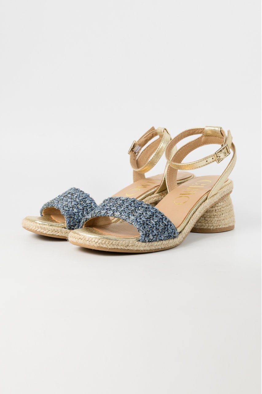 【エスメラルダ/Esmeralda】の【GAIMO】スクエアトゥストラップサンダル/EVONY インテリア・キッズ・メンズ・レディースファッション・服の通販 founy(ファニー) ファッション Fashion レディースファッション Fashion for Women エレガント 上品 Elegant サンダル Sandals, Summer Shoes ジュート Jute, Natural Fiber 夏 Summer 春 Spring S/S・春夏 SS, Spring/Summer, Warm Season ブルー|ID: prp329100004486771 ipo3291000000035058755