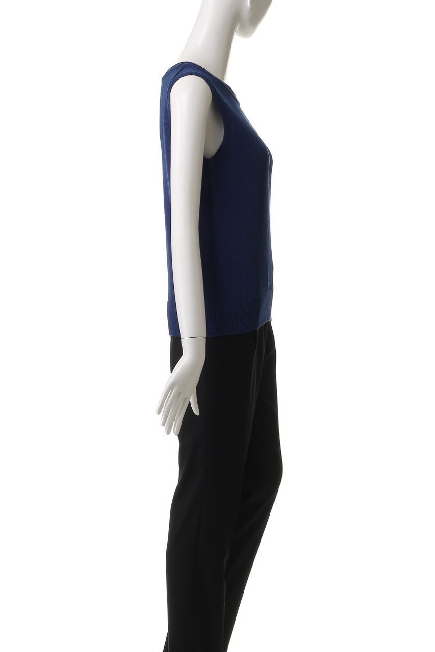 【エブール/ebure】のコットンフラットヤーン ノースリーブニットトップス 人気、トレンドファッション・服の通販 founy(ファニー) 　ファッション　Fashion　レディースファッション　WOMEN　トップス・カットソー　Tops/Tshirt　ニット　Knit Tops　キャミソール / ノースリーブ　No Sleeves　プルオーバー　Pullover　ブラウジング　Browsing　ミドル　Middle　リラックス　Relax　other-3|ID: prp329100004486775 ipo3291000000031629720
