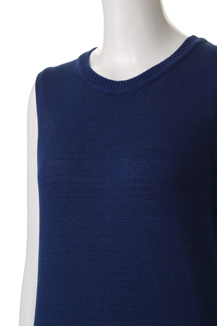 【エブール/ebure】のコットンフラットヤーン ノースリーブニットトップス 人気、トレンドファッション・服の通販 founy(ファニー) 　ファッション　Fashion　レディースファッション　WOMEN　トップス・カットソー　Tops/Tshirt　ニット　Knit Tops　キャミソール / ノースリーブ　No Sleeves　プルオーバー　Pullover　ブラウジング　Browsing　ミドル　Middle　リラックス　Relax　other-5|ID: prp329100004486775 ipo3291000000031629722