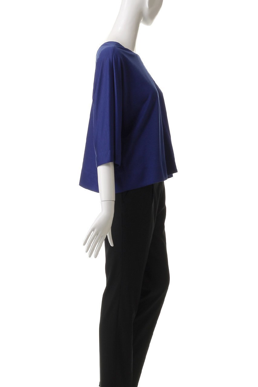 【エブール/ebure】のソフトドレープヴィスコース フレアカットソー 人気、トレンドファッション・服の通販 founy(ファニー) 　ファッション　Fashion　レディースファッション　Fashion for Women　トップス・カットソー　Cut & Sew Tops　シャツ・ブラウス・オフィスカジュアル　Elegant Blouses & Button-Ups　ロングTシャツ・Tシャツ　Longline T-Shirts & Tees　カットソー・ベーシックTシャツ　Cut-and-Sewn Tops / Stretch Tees & Basics　カットソー　Cut and Sewn Top　ショート　Short, Short Length　スリーブ　Sleeve, Long Sleeve / Short Sleeve　ドレープ　Drape, Draping Fabric　フレア　Flare, Flared　エレガント 上品　Elegant　other-3|ID: prp329100004486777 ipo3291000000032847727