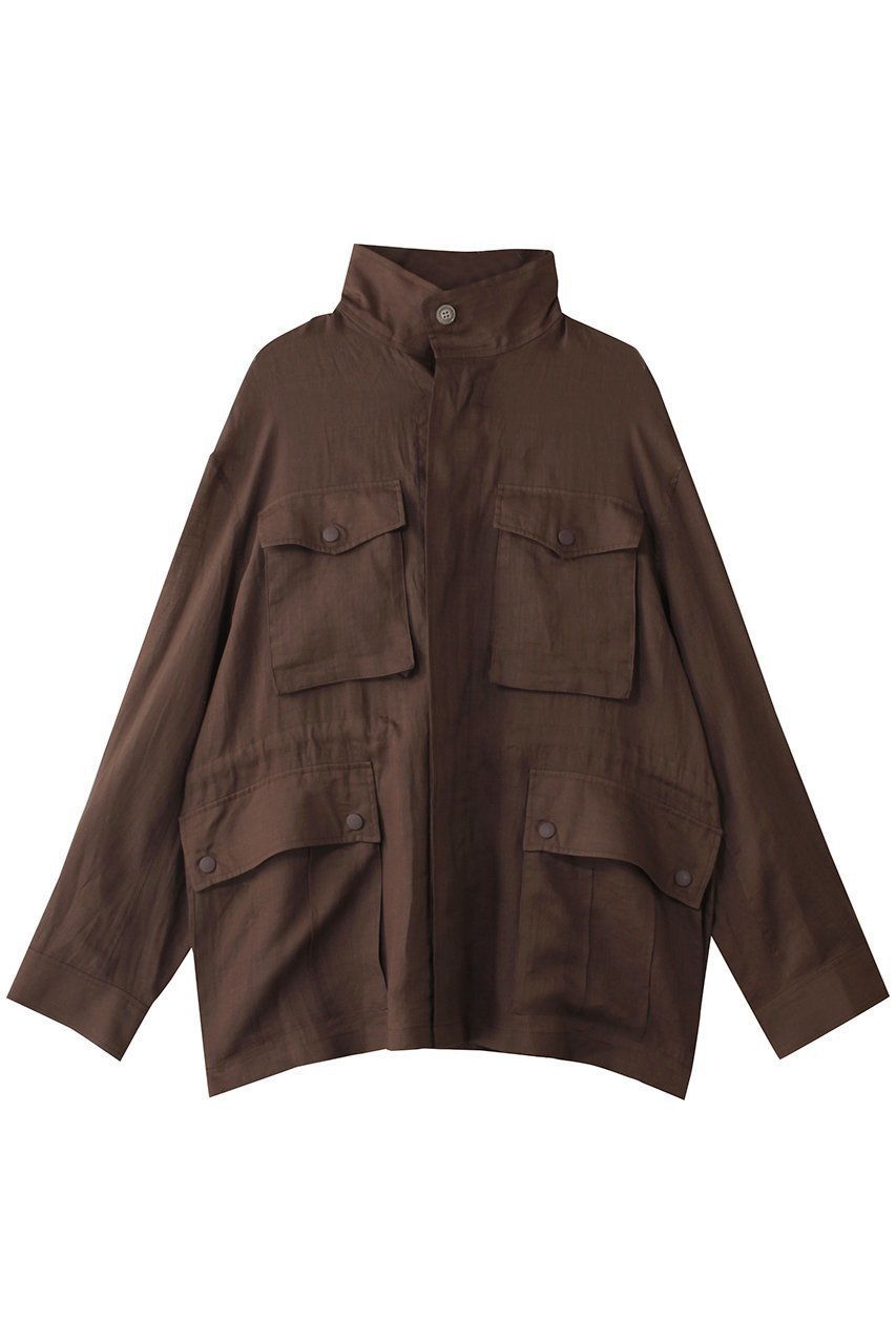 【ヒューエルミュージアム/hueLe Museum】の【STUMBLY】Sheer Military Jacket 人気、トレンドファッション・服の通販 founy(ファニー) 　ファッション　Fashion　レディースファッション　Fashion for Women　アウター　Coat / Outerwear Collection　レディースジャケット・軽アウター　Jackets　シアー　Sheer, See-Through　ジャケット　Jacket, Outerwear　ポケット　Pocket, Pocket Detail　ミリタリー　Military, Army Style　ワイド　Wide, Wide Fit　夏　Summer　春　Spring　S/S・春夏　SS, Spring/Summer, Warm Season　 other-1|ID: prp329100004486778 ipo3291000000032964603