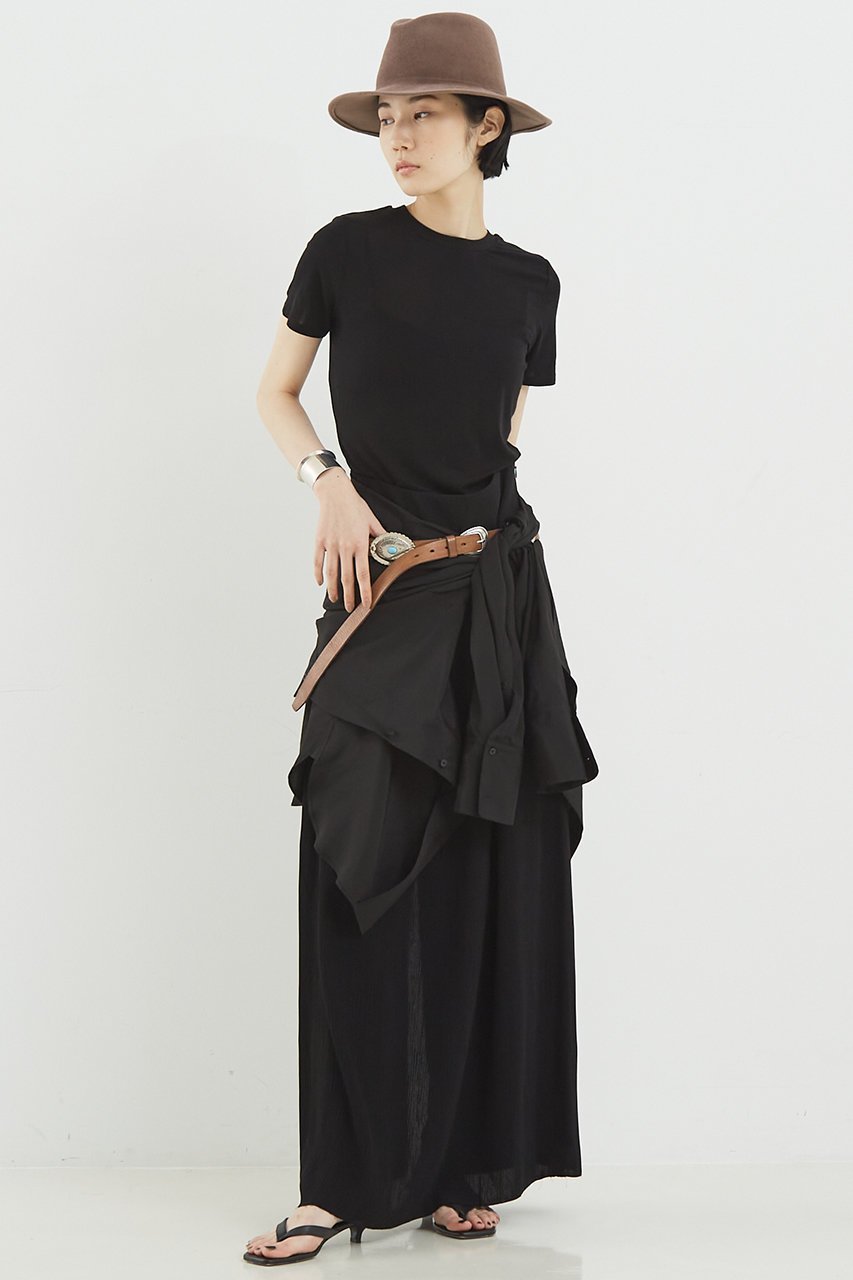【ザ ストア バイ シー/THE STORE by C】のデコラティブスカート 人気、トレンドファッション・服の通販 founy(ファニー) 　ファッション　Fashion　レディースファッション　Fashion for Women　スカート　Skirts　ロングスカート　Long Skirts / Maxi & Midi Skirts　ギャザー　Gathered, Ruffled　サテン　Satin, Glossy Fabric　シルク　Silk, 100% Silk　シンプル　Simple, Minimal　テクスチャー　Texture, Textured Fabric　ドレープ　Drape, Draping Fabric　ロング　Long, Long-Length　other-2|ID: prp329100004486813 ipo3291000000032850511