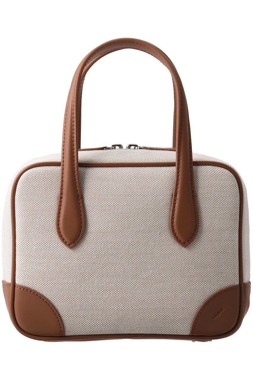 【ヴァジック/VASIC】のAmber Mini Mini Canvas ハンドバッグ インテリア・キッズ・メンズ・レディースファッション・服の通販 founy(ファニー) 　ファッション　Fashion　レディースファッション　Fashion for Women　バッグ　Bags　アクセサリー　Fashion Accessories　キャンバス　Canvas, Canvas Fabric　コンビ　Combo, Combination Style　フォルム　Silhouette, Form　テラコッタ|ID: prp329100004486827 ipo3291000000032779312