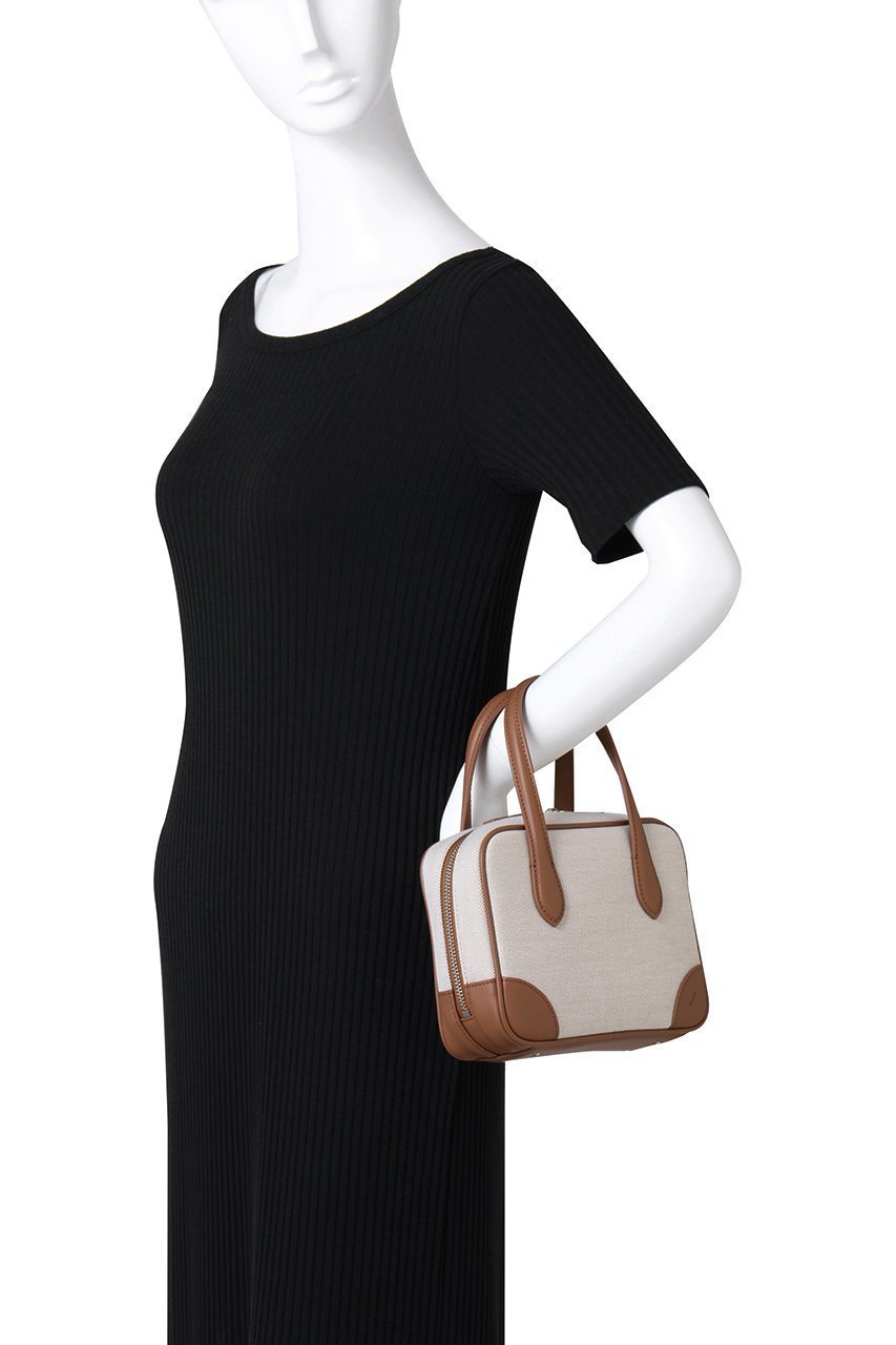 【ヴァジック/VASIC】のAmber Mini Mini Canvas ハンドバッグ 人気、トレンドファッション・服の通販 founy(ファニー) 　ファッション　Fashion　レディースファッション　Fashion for Women　バッグ　Bags　アクセサリー　Fashion Accessories　キャンバス　Canvas, Canvas Fabric　コンビ　Combo, Combination Style　フォルム　Silhouette, Form　other-2|ID: prp329100004486827 ipo3291000000032779314
