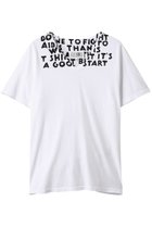 【エムエムシックス メゾンマルジェラ/MM6 Maison Margiela / MEN】の【MEN】Vネック プリントTシャツ 人気、トレンドファッション・服の通販 founy(ファニー) ファッション Fashion メンズファッション Fashion for Men トップス・カットソー Cut & Sew Tops メンズシャツ Shirts ショート Short, Short Length シンプル Simple, Minimal スリーブ Sleeve, Long Sleeve / Short Sleeve プリント Print, Printed Pattern ボトム Bottoms, Lower Wear thumbnail ホワイト|ID: prp329100004486836 ipo3291000000032852166