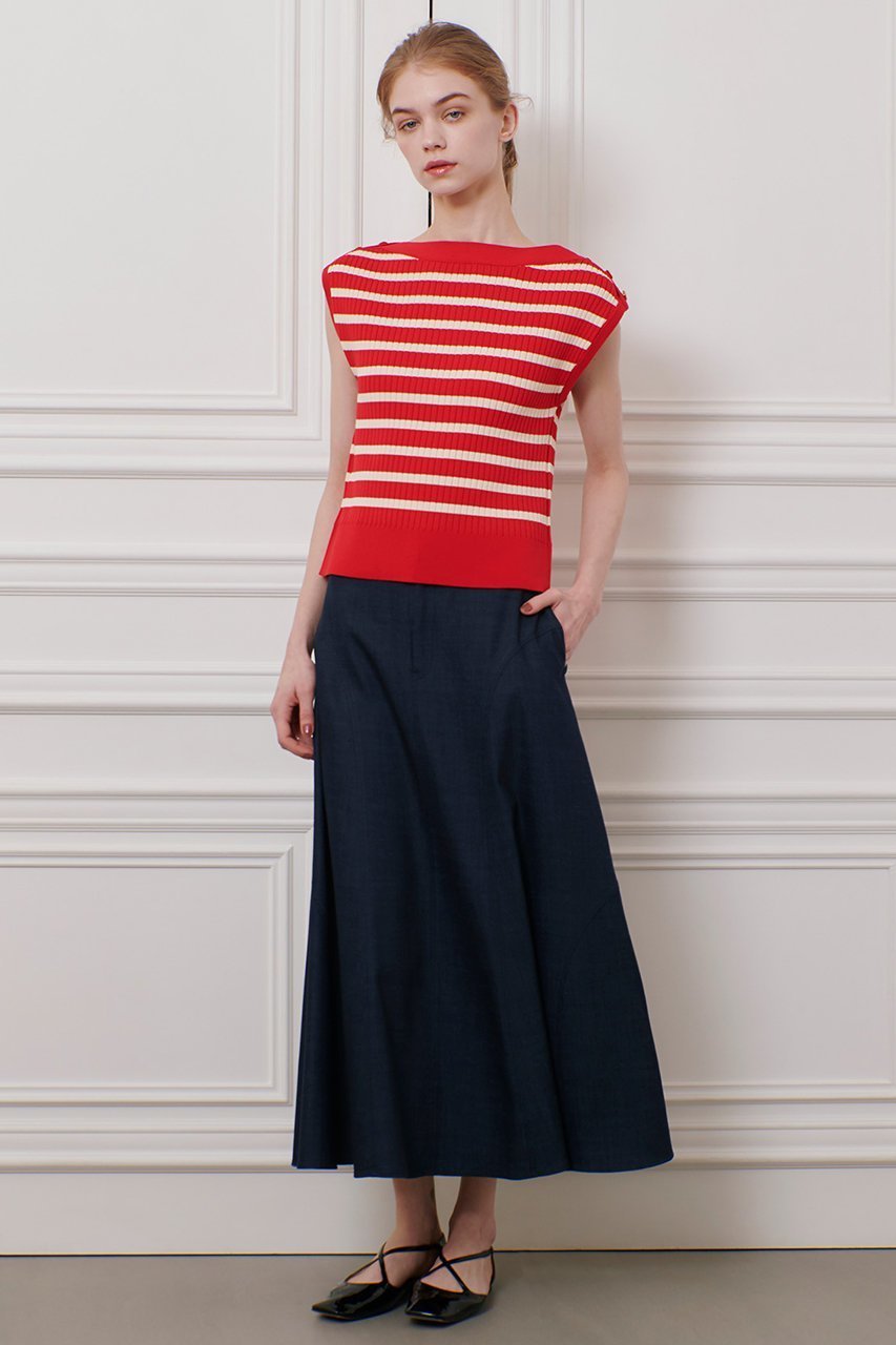 【アルアバイル/allureville】の【LOULOU WILLOUGHBY】デニムライクマーメイドスカート 人気、トレンドファッション・服の通販 founy(ファニー) 　ファッション　Fashion　レディースファッション　Fashion for Women　スカート　Skirts　ロングスカート　Long Skirts / Maxi & Midi Skirts　シルバー　Silver, Metallic Silver　シンプル　Simple, Minimal　デニム　Denim, Jeans Material　マーメイド　Mermaid, Fishtail Silhouette　ロング　Long, Long-Length　エレガント 上品　Elegant　再入荷　Restock / Back in Stock　夏　Summer　春　Spring　S/S・春夏　SS, Spring/Summer, Warm Season　other-7|ID: prp329100004486854 ipo3291000000032705871