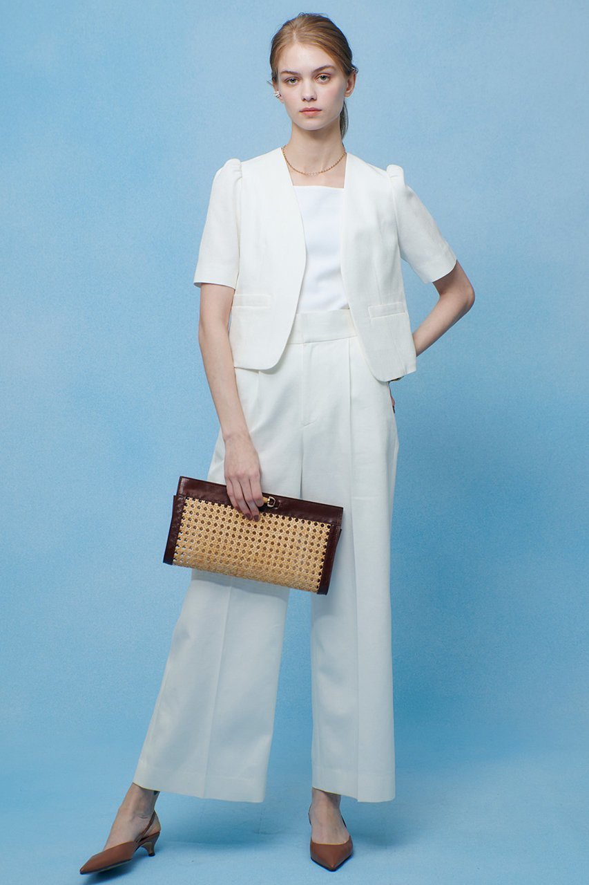 【アルアバイル/allureville】の【LOULOU WILLOUGHBY】ブライトリネン半袖ジャケット 人気、トレンドファッション・服の通販 founy(ファニー) 　ファッション　Fashion　レディースファッション　Fashion for Women　アウター　Coat / Outerwear Collection　レディースジャケット・軽アウター　Jackets　2026年　2026　コンパクト　Compact, Small Size　ジャケット　Jacket, Outerwear　バランス　Balance, Style Balance　エレガント 上品　Elegant　半袖　Short Sleeve, Half Sleeve　夏　Summer　春　Spring　S/S・春夏　SS, Spring/Summer, Warm Season　other-6|ID: prp329100004486858 ipo3291000000036233139