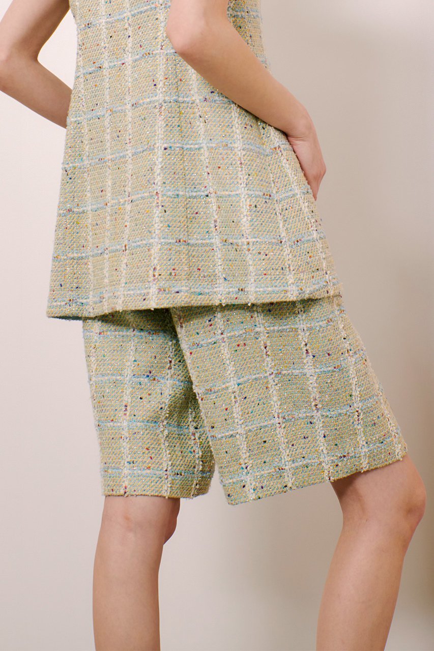 【アルアバイル/allureville】の【Loulou Willoughby】LINTONツイードハーフパンツ 人気、トレンドファッション・服の通販 founy(ファニー) 　ファッション　Fashion　レディースファッション　Fashion for Women　パンツ　Pants & Trousers　ショートパンツ・ハーフパンツ　High-Waisted & Relaxed Shorts　おすすめ　Recommended / Our Picks　ショート　Short, Short Length　シンプル　Simple, Minimal　セットアップ　Set-Up, Coordinated Outfit　ツイード　Twill, Twill Weave　other-7|ID: prp329100004486860 ipo3291000000032903717