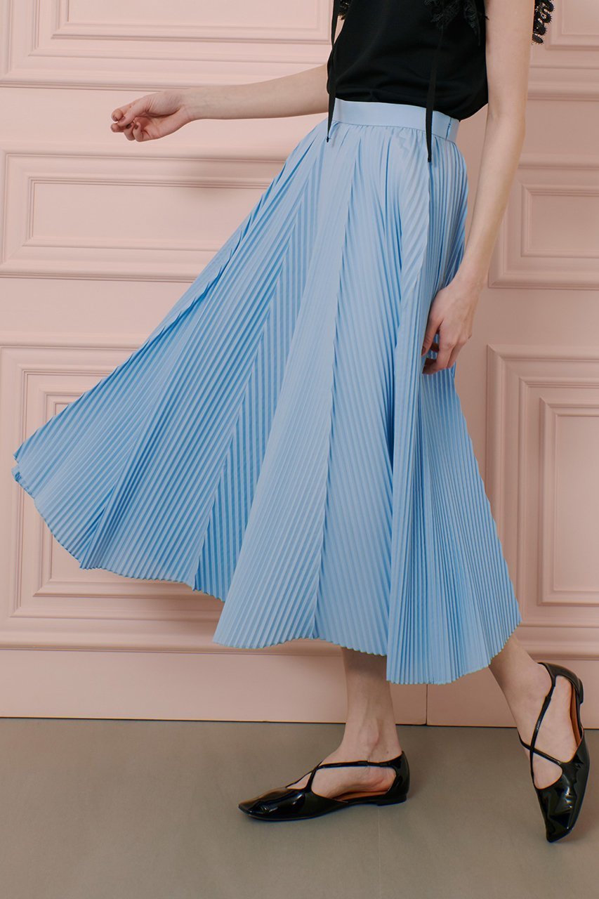 【アルアバイル/allureville】の【Loulou Willoughby】ランダムアコーディオンプリーツスカート 人気、トレンドファッション・服の通販 founy(ファニー) 　ファッション　Fashion　レディースファッション　Fashion for Women　スカート　Skirts　プリーツスカート / 上品フェミニンスタイル　Pleated Skirts　ロングスカート　Long Skirts / Maxi & Midi Skirts　フェミニン　Feminine, Girly　プリーツ　Pleats, Pleated　ランダム　Random, Irregular　ロング　Long, Long-Length　夏　Summer　春　Spring　S/S・春夏　SS, Spring/Summer, Warm Season　other-7|ID: prp329100004486861 ipo3291000000032707128