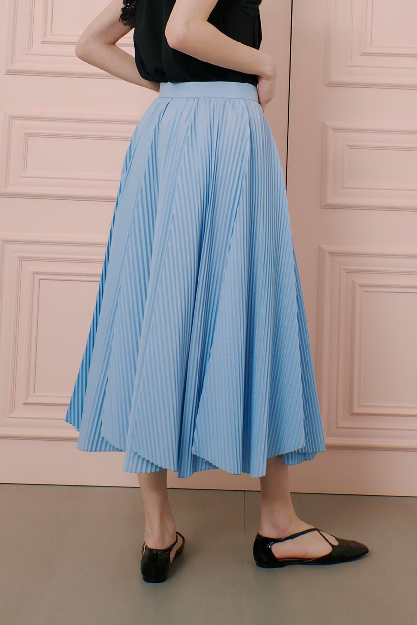 【アルアバイル/allureville】の【Loulou Willoughby】ランダムアコーディオンプリーツスカート 人気、トレンドファッション・服の通販 founy(ファニー) 　ファッション　Fashion　レディースファッション　Fashion for Women　スカート　Skirts　プリーツスカート / 上品フェミニンスタイル　Pleated Skirts　ロングスカート　Long Skirts / Maxi & Midi Skirts　フェミニン　Feminine, Girly　プリーツ　Pleats, Pleated　ランダム　Random, Irregular　ロング　Long, Long-Length　夏　Summer　春　Spring　S/S・春夏　SS, Spring/Summer, Warm Season　other-8|ID: prp329100004486861 ipo3291000000032707129