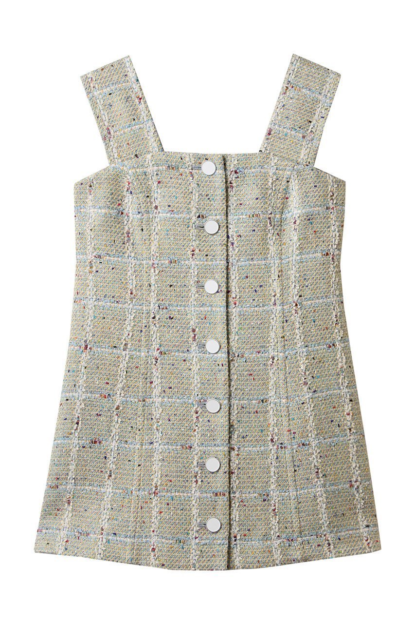 【アルアバイル/allureville】の【Loulou Willoughby】LINTONツイードジレ インテリア・キッズ・メンズ・レディースファッション・服の通販 founy(ファニー) 　ファッション　Fashion　レディースファッション　Fashion for Women　アウター　Coat / Outerwear Collection　レディースジャケット・軽アウター　Jackets　ジャケット　Jacket, Outerwear　ツイード　Twill, Twill Weave　フレア　Flare, Flared　ベスト　Vest, Waistcoat　エレガント 上品　Elegant　ブルー系|ID: prp329100004486864 ipo3291000000032953823