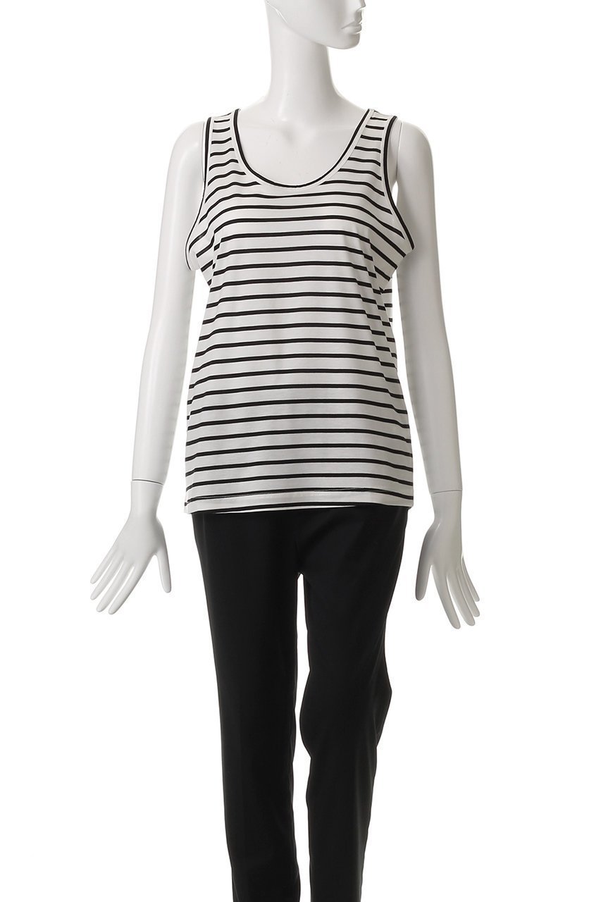 【ミズイロ インド/mizuiro ind】のtank top トップ 人気、トレンドファッション・服の通販 founy(ファニー) 　ファッション　Fashion　レディースファッション　Fashion for Women　トップス・カットソー　Cut & Sew Tops　キャミソール&ノースリーブ　Camisoles & Sleeveless Tops　シャツ・ブラウス・オフィスカジュアル　Elegant Blouses & Button-Ups　ロングTシャツ・Tシャツ　Longline T-Shirts & Tees　カットソー・ベーシックTシャツ　Cut-and-Sewn Tops / Stretch Tees & Basics　インナー　Innerwear　キャミソール　Camisole, Spaghetti Strap Top　シンプル　Simple, Minimal　ジャケット　Jacket, Outerwear　タンク　Tank Top, Sleeveless Top　ボーダー　Border, Stripe　モノトーン　Monotone, Black and White　夏　Summer　other-2|ID: prp329100004486866 ipo3291000000032809315
