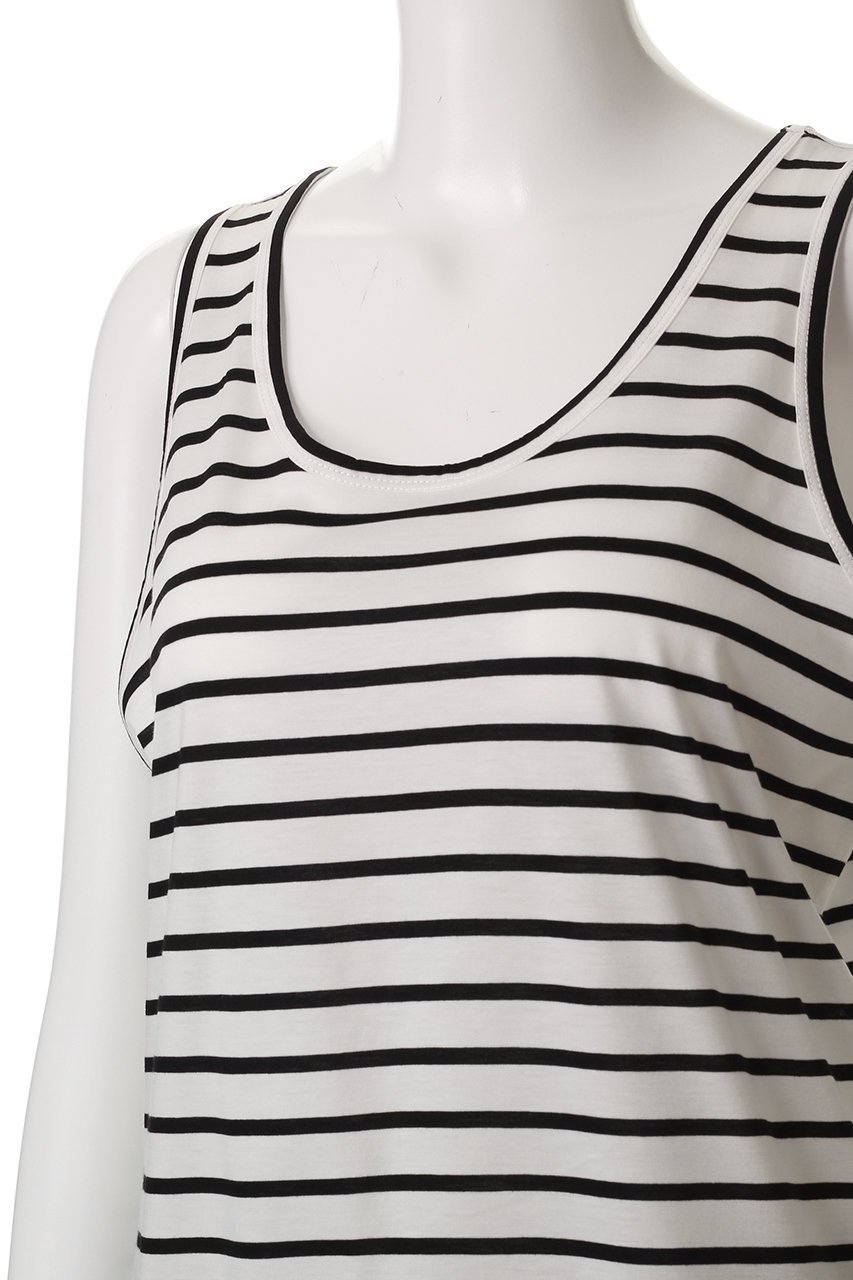 【ミズイロ インド/mizuiro ind】のtank top トップ 人気、トレンドファッション・服の通販 founy(ファニー) 　ファッション　Fashion　レディースファッション　Fashion for Women　トップス・カットソー　Cut & Sew Tops　キャミソール&ノースリーブ　Camisoles & Sleeveless Tops　シャツ・ブラウス・オフィスカジュアル　Elegant Blouses & Button-Ups　ロングTシャツ・Tシャツ　Longline T-Shirts & Tees　カットソー・ベーシックTシャツ　Cut-and-Sewn Tops / Stretch Tees & Basics　インナー　Innerwear　キャミソール　Camisole, Spaghetti Strap Top　シンプル　Simple, Minimal　ジャケット　Jacket, Outerwear　タンク　Tank Top, Sleeveless Top　ボーダー　Border, Stripe　モノトーン　Monotone, Black and White　夏　Summer　other-5|ID: prp329100004486866 ipo3291000000032809318