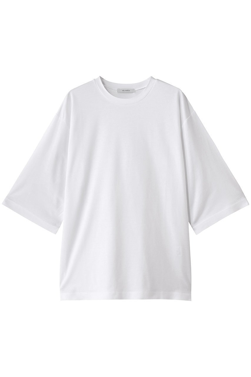 【エリオポール/heliopole】のBIGスリーブ TEE 人気、トレンドファッション・服の通販 founy(ファニー) 　ファッション　Fashion　レディースファッション　Fashion for Women　トップス・カットソー　Cut & Sew Tops　シャツ・ブラウス・オフィスカジュアル　Elegant Blouses & Button-Ups　ロングTシャツ・Tシャツ　Longline T-Shirts & Tees　カットソー・ベーシックTシャツ　Cut-and-Sewn Tops / Stretch Tees & Basics　ショート　Short, Short Length　シンプル　Simple, Minimal　スリーブ　Sleeve, Long Sleeve / Short Sleeve　リラックス　Relax, Relaxed Fit　エレガント 上品　Elegant　再入荷　Restock / Back in Stock　夏　Summer　 other-1|ID: prp329100004486868 ipo3291000000035060821