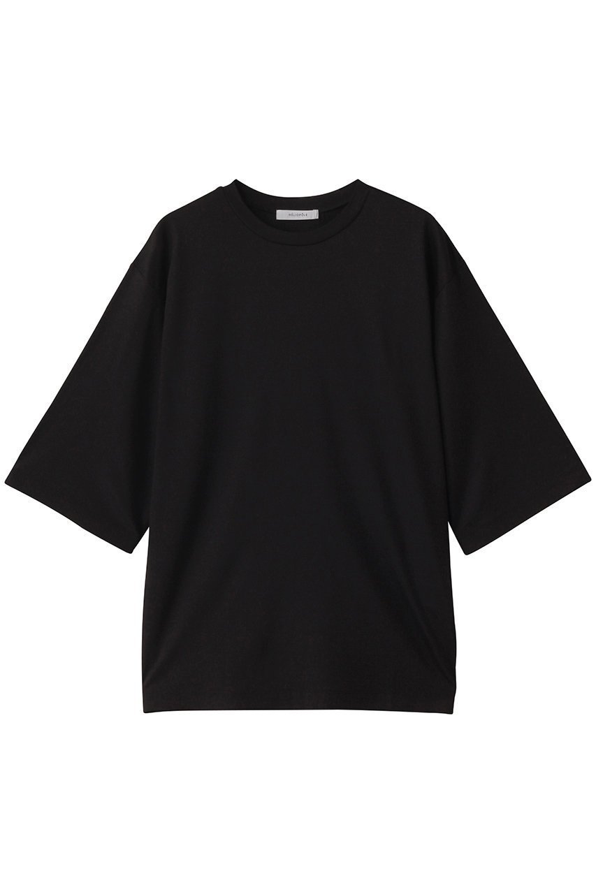 【エリオポール/heliopole】のBIGスリーブ TEE インテリア・キッズ・メンズ・レディースファッション・服の通販 founy(ファニー) 　ファッション　Fashion　レディースファッション　Fashion for Women　トップス・カットソー　Cut & Sew Tops　シャツ・ブラウス・オフィスカジュアル　Elegant Blouses & Button-Ups　ロングTシャツ・Tシャツ　Longline T-Shirts & Tees　カットソー・ベーシックTシャツ　Cut-and-Sewn Tops / Stretch Tees & Basics　ショート　Short, Short Length　シンプル　Simple, Minimal　スリーブ　Sleeve, Long Sleeve / Short Sleeve　リラックス　Relax, Relaxed Fit　エレガント 上品　Elegant　再入荷　Restock / Back in Stock　夏　Summer　ブラック|ID: prp329100004486868 ipo3291000000035060824