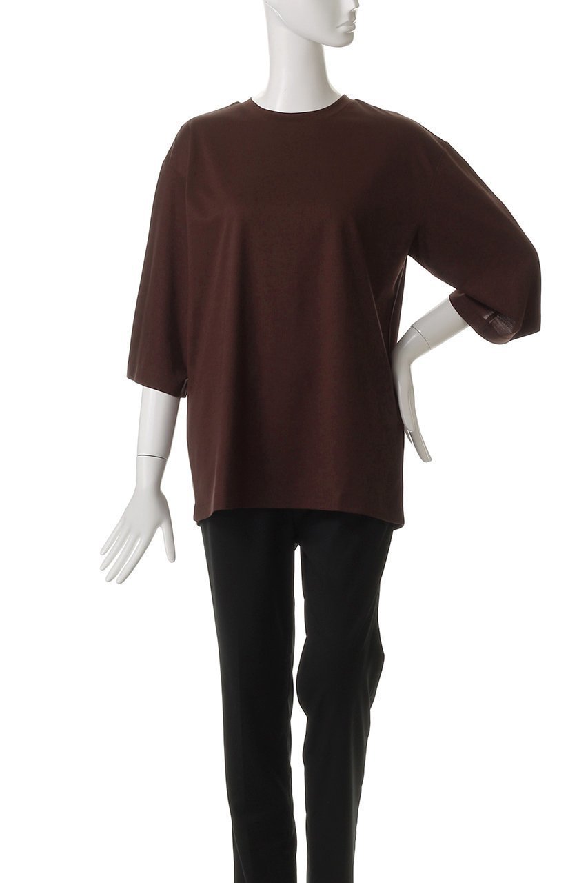 【エリオポール/heliopole】のBIGスリーブ TEE 人気、トレンドファッション・服の通販 founy(ファニー) 　ファッション　Fashion　レディースファッション　Fashion for Women　トップス・カットソー　Cut & Sew Tops　シャツ・ブラウス・オフィスカジュアル　Elegant Blouses & Button-Ups　ロングTシャツ・Tシャツ　Longline T-Shirts & Tees　カットソー・ベーシックTシャツ　Cut-and-Sewn Tops / Stretch Tees & Basics　ショート　Short, Short Length　シンプル　Simple, Minimal　スリーブ　Sleeve, Long Sleeve / Short Sleeve　リラックス　Relax, Relaxed Fit　エレガント 上品　Elegant　再入荷　Restock / Back in Stock　夏　Summer　other-2|ID: prp329100004486868 ipo3291000000035060827