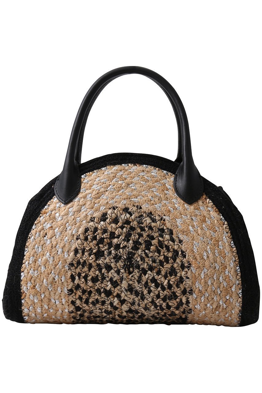 【ガリャルダガランテ/GALLARDAGALANTE】の【Jhuri Shate】ハーフサークルバッグ/S インテリア・キッズ・メンズ・レディースファッション・服の通販 founy(ファニー) 　ファッション　Fashion　レディースファッション　Fashion for Women　バッグ　Bags　キャップ&ハット　Hats & Caps　ジュート　Jute, Natural Fiber　ハンド　Hand, Handmade　おすすめ　Recommended / Our Picks　エレガント 上品　Elegant　ブラック|ID: prp329100004486872 ipo3291000000036926423
