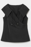 【アルアバイル/allureville】の【LOULOU WILLOUGHBY】グログランセーラーブラウス 人気、トレンドファッション・服の通販 founy(ファニー) ファッション Fashion レディースファッション Fashion for Women トップス・カットソー Cut & Sew Tops キャミソール&ノースリーブ Camisoles & Sleeveless Tops シャツ・ブラウス・オフィスカジュアル Elegant Blouses & Button-Ups グログラン Grosgrain, Grosgrain Ribbon シェイプ Shape, Slim Fit デコルテ Décolleté, Neckline ノースリーブ Sleeveless, No-Sleeve |ID:prp329100004486901