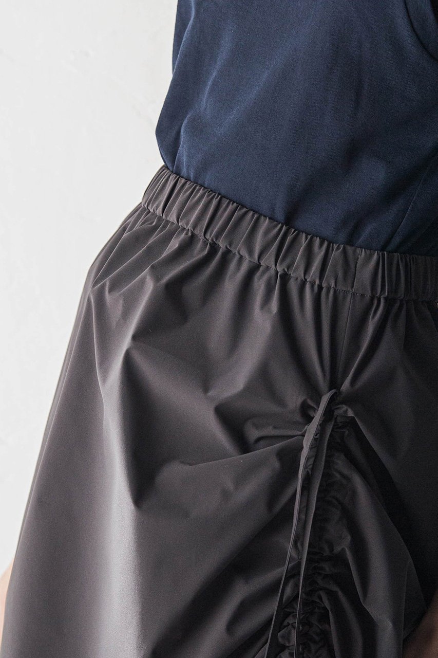 【エッセン ロートレアモン/ESSEN LAUTREAMONT】のポリエステルストレッチ撥水加工スカート 人気、トレンドファッション・服の通販 founy(ファニー) 　ファッション　Fashion　レディースファッション　Fashion for Women　スカート　Skirts　ロングスカート　Long Skirts / Maxi & Midi Skirts　ギャザー　Gathered, Ruffled　ストレッチ　Stretch, Stretchy Fabric　タイプライター　Typewriter Fabric, Crisp Cotton　バルーン　Balloon, Balloon Silhouette　フォルム　Silhouette, Form　ロング　Long, Long-Length　再入荷　Restock / Back in Stock　other-4|ID: prp329100004486925 ipo3291000000032807014