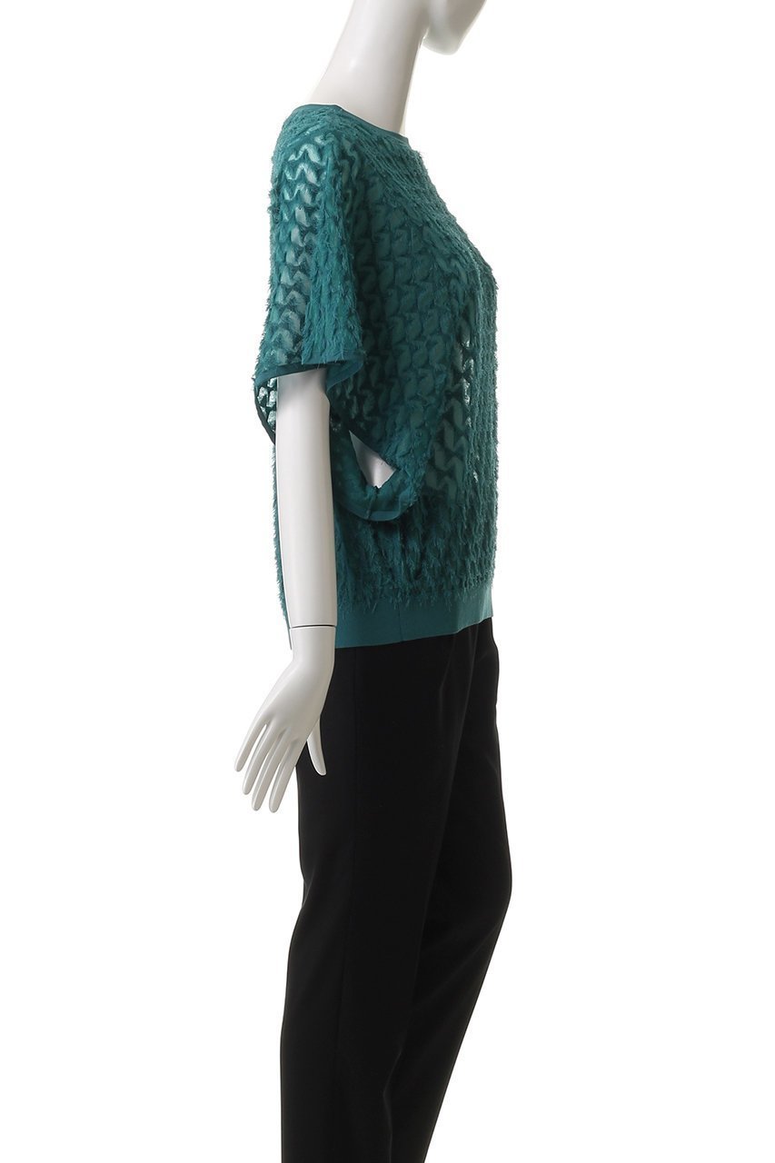 【アナイ/ANAYI】のパピヨンシャギーJQプルオーバー 人気、トレンドファッション・服の通販 founy(ファニー) 　ファッション　Fashion　レディースファッション　Fashion for Women　トップス・カットソー　Cut & Sew Tops　ニット　Knit Tops & Sweaters　カジュアルプルオーバー・ニットトップス　Pullovers & Knit Tops / Casual Pullovers　スリーブ　Sleeve, Long Sleeve / Short Sleeve　トレンド　Trend, Trending Now　ファブリック　Fabric, Textile　フレア　Flare, Flared　夏　Summer　春　Spring　S/S・春夏　SS, Spring/Summer, Warm Season　other-3|ID: prp329100004486933 ipo3291000000032925717