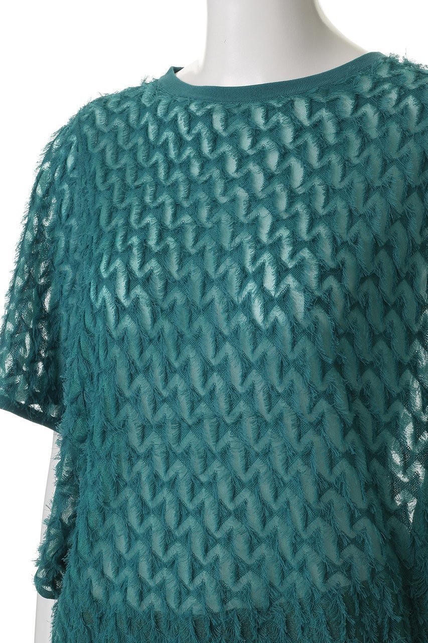 【アナイ/ANAYI】のパピヨンシャギーJQプルオーバー 人気、トレンドファッション・服の通販 founy(ファニー) 　ファッション　Fashion　レディースファッション　Fashion for Women　トップス・カットソー　Cut & Sew Tops　ニット　Knit Tops & Sweaters　カジュアルプルオーバー・ニットトップス　Pullovers & Knit Tops / Casual Pullovers　スリーブ　Sleeve, Long Sleeve / Short Sleeve　トレンド　Trend, Trending Now　ファブリック　Fabric, Textile　フレア　Flare, Flared　夏　Summer　春　Spring　S/S・春夏　SS, Spring/Summer, Warm Season　other-5|ID: prp329100004486933 ipo3291000000032925733