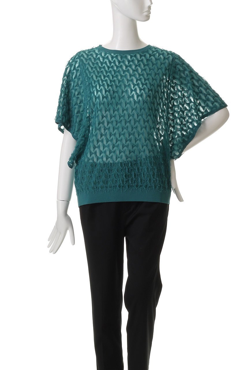 【アナイ/ANAYI】のパピヨンシャギーJQプルオーバー 人気、トレンドファッション・服の通販 founy(ファニー) 　ファッション　Fashion　レディースファッション　Fashion for Women　トップス・カットソー　Cut & Sew Tops　ニット　Knit Tops & Sweaters　カジュアルプルオーバー・ニットトップス　Pullovers & Knit Tops / Casual Pullovers　スリーブ　Sleeve, Long Sleeve / Short Sleeve　トレンド　Trend, Trending Now　ファブリック　Fabric, Textile　フレア　Flare, Flared　再入荷　Restock / Back in Stock　夏　Summer　春　Spring　S/S・春夏　SS, Spring/Summer, Warm Season　other-2|ID: prp329100004486933 ipo3291000000035053177