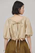 【カレンソロジー/Curensology】のギャザーボレロブラウス ベージュ|ID: prp329100004486935 ipo3291000000032614573