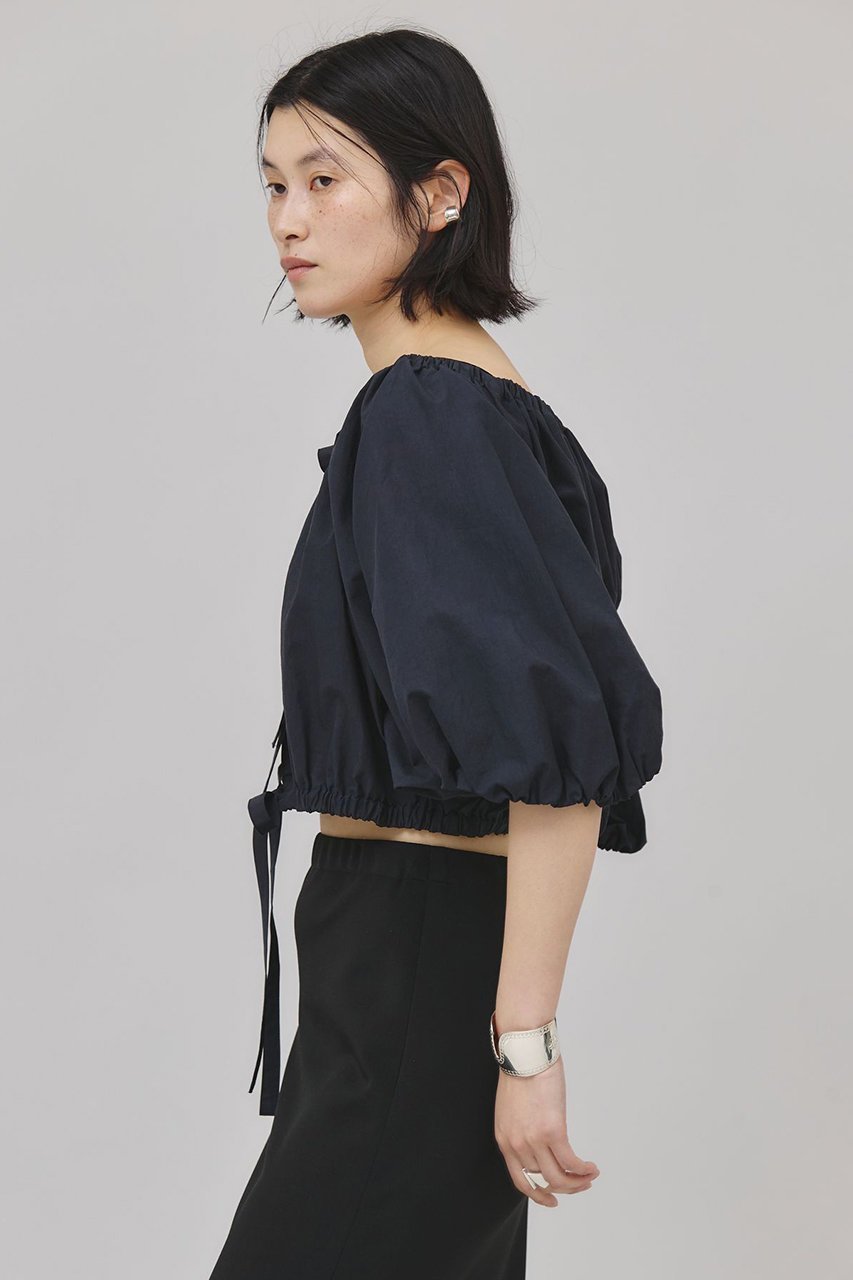 【カレンソロジー/Curensology】のギャザーボレロブラウス 人気、トレンドファッション・服の通販 founy(ファニー) 　ファッション　Fashion　レディースファッション　Fashion for Women　アウター　Coat / Outerwear Collection　ボレロ・ショート丈ジャケット / ドレス羽織りに　Boleros & Short Jackets　トップス・カットソー　Cut & Sew Tops　シャツ・ブラウス・オフィスカジュアル　Elegant Blouses & Button-Ups　ショート　Short, Short Length　スリーブ　Sleeve, Long Sleeve / Short Sleeve　タイプライター　Typewriter Fabric, Crisp Cotton　フロント　Front, Front Design　ボレロ　Bolero, Short Cardigan　リボン　Ribbon, Bow　ワッシャー　Washer, Crinkled Finish　夏　Summer　日本製　Made In Japan　other-4|ID: prp329100004486935 ipo3291000000032614577