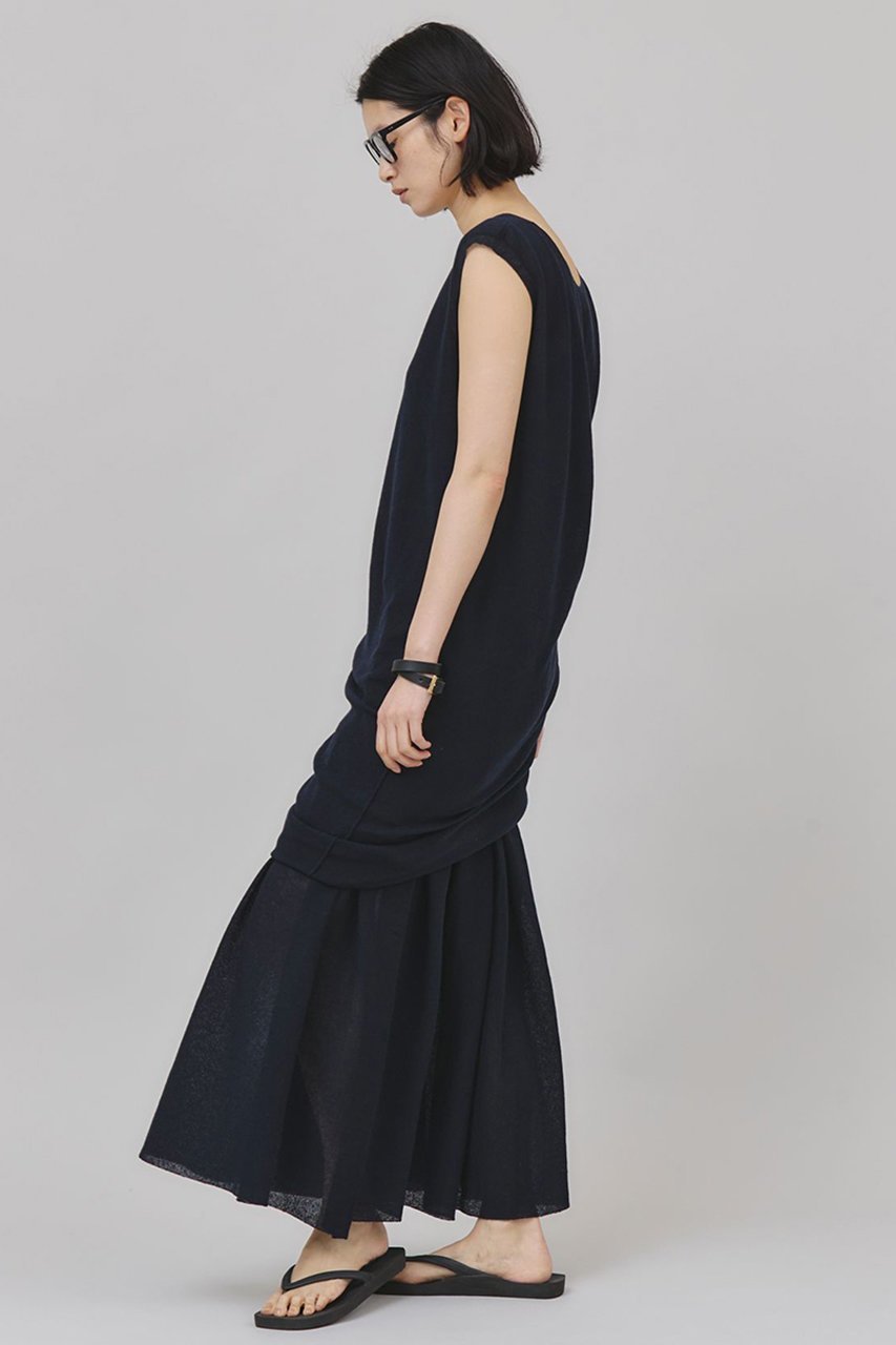 【カレンソロジー/Curensology】のリネンミックスニットスカート 人気、トレンドファッション・服の通販 founy(ファニー) 　ファッション　Fashion　レディースファッション　Fashion for Women　スカート　Skirts　ロングスカート　Long Skirts / Maxi & Midi Skirts　おすすめ　Recommended / Our Picks　アクセサリー　Fashion Accessories　ギャザー　Gathered, Ruffled　セットアップ　Set-Up, Coordinated Outfit　ペチコート　Petticoat, Underskirt　リネン　Linen, Linen Fabric　ロング　Long, Long-Length　再入荷　Restock / Back in Stock　other-6|ID: prp329100004486939 ipo3291000000032614598