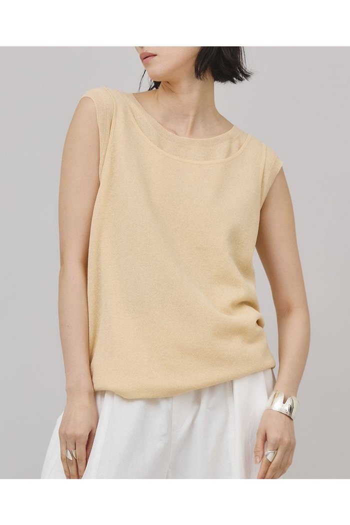 【カレンソロジー/Curensology】のレイヤードリネンニットプルオーバー インテリア・キッズ・メンズ・レディースファッション・服の通販 founy(ファニー) https://founy.com/ ファッション Fashion レディースファッション WOMEN トップス・カットソー Tops/Tshirt ニット Knit Tops プルオーバー Pullover おすすめ Recommend ストレート Straight セットアップ Set Up チュニック Tunic フィット Fit リネン Linen |ID: prp329100004486941 ipo3291000000031631108