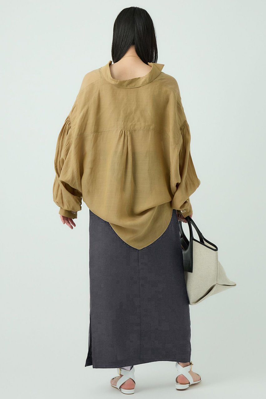 【カオス/Chaos】のアイアスロータスカート 人気、トレンドファッション・服の通販 founy(ファニー) 　ファッション　Fashion　レディースファッション　Fashion for Women　スカート　Skirts　ロングスカート　Long Skirts / Maxi & Midi Skirts　ギャザー　Gathered, Ruffled　スリット　Slit, Slit Detail　フロント　Front, Front Design　ロング　Long, Long-Length　エレガント 上品　Elegant　再入荷　Restock / Back in Stock　夏　Summer　定番　Standard, Basic Item　other-3|ID: prp329100004486944 ipo3291000000032810878