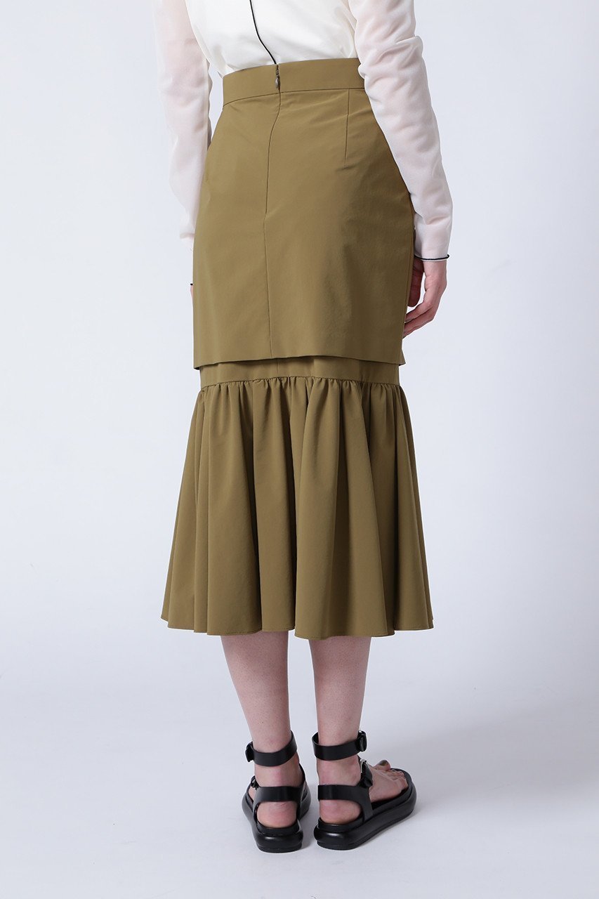 【アドーア/ADORE】のライトナイロンスカート 人気、トレンドファッション・服の通販 founy(ファニー) 　ファッション　Fashion　レディースファッション　WOMEN　スカート　Skirt　ロングスカート　Long Skirt　おすすめ　Recommend　エレガント 上品　Elegant　ストレッチ　Stretch　スニーカー　Sneakers　スポーティ　Sporty　タイトスカート　Tight Skirt　ドッキング　Docking　ロング　Long　other-6|ID: prp329100004486952 ipo3291000000031631207