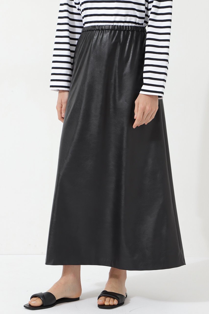 【ル フィル/LE PHIL】のウォッシャブルフェイクレザースカート 人気、トレンドファッション・服の通販 founy(ファニー) 　ファッション　Fashion　レディースファッション　Fashion for Women　スカート　Skirts　ロングスカート　Long Skirts / Maxi & Midi Skirts　フェイクレザー　Faux Leather, PU Leather　ロング　Long, Long-Length　other-5|ID: prp329100004486962 ipo3291000000035424924