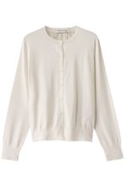 【ベイジ,/BEIGE,】のNADIA(ナディア)/バックオーガンジークルーネックカーディガン Ecru|ID: prp329100004486969 ipo3291000000035371797