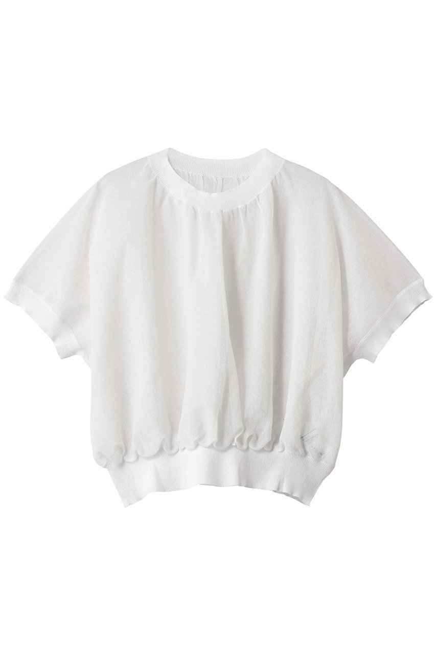 【ベイジ,/BEIGE,】のLUPINUS(ルピナス)/リネン混半袖プルオーバーギャザーニット 人気、トレンドファッション・服の通販 founy(ファニー) ファッション Fashion レディースファッション Fashion for Women トップス・カットソー Cut & Sew Tops ニット Knit Tops & Sweaters カジュアルプルオーバー・ニットトップス Pullovers & Knit Tops / Casual Pullovers ギャザー Gathered, Ruffled コンパクト Compact, Small Size シアー Sheer, See-Through シンプル Simple, Minimal バランス Balance, Style Balance ボトム Bottoms, Lower Wear リネン Linen, Linen Fabric エレガント 上品 Elegant 半袖 Short Sleeve, Half Sleeve other-1|ID: prp329100004486970 ipo3291000000035066297