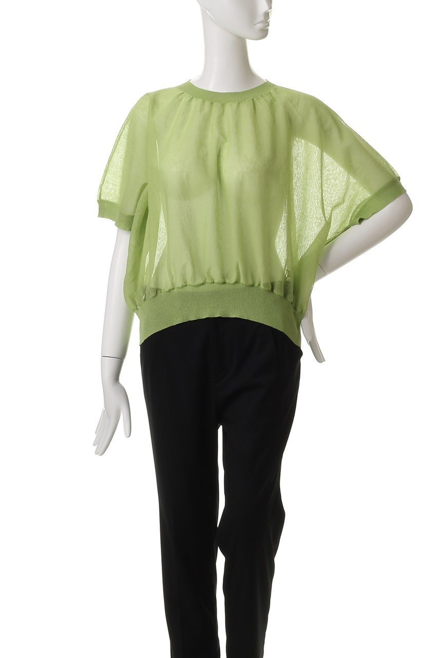 【ベイジ,/BEIGE,】のLUPINUS(ルピナス)/リネン混半袖プルオーバーギャザーニット 人気、トレンドファッション・服の通販 founy(ファニー) ファッション Fashion レディースファッション Fashion for Women トップス・カットソー Cut & Sew Tops ニット Knit Tops & Sweaters カジュアルプルオーバー・ニットトップス Pullovers & Knit Tops / Casual Pullovers ギャザー Gathered, Ruffled コンパクト Compact, Small Size シアー Sheer, See-Through シンプル Simple, Minimal バランス Balance, Style Balance ボトム Bottoms, Lower Wear リネン Linen, Linen Fabric エレガント 上品 Elegant 半袖 Short Sleeve, Half Sleeve other-2|ID: prp329100004486970 ipo3291000000035066304