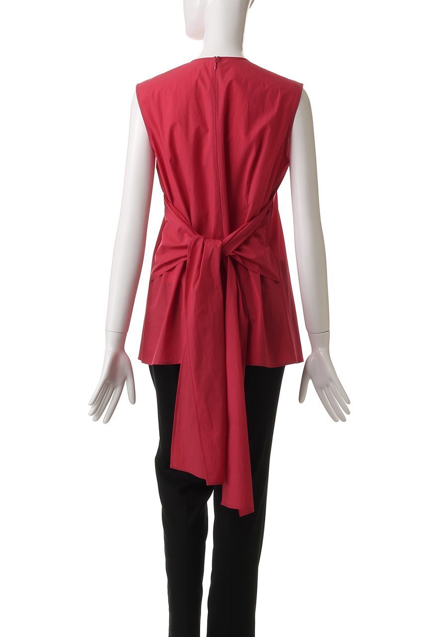 【ベイジ,/BEIGE,】のMALLOW(マロウ)/バックリボンコットンノースリーブブラウス 人気、トレンドファッション・服の通販 founy(ファニー) 　ファッション　Fashion　レディースファッション　Fashion for Women　トップス・カットソー　Cut & Sew Tops　キャミソール&ノースリーブ　Camisoles & Sleeveless Tops　シャツ・ブラウス・オフィスカジュアル　Elegant Blouses & Button-Ups　ノースリーブ　Sleeveless, No-Sleeve　フレア　Flare, Flared　リボン　Ribbon, Bow　エレガント 上品　Elegant　春　Spring　other-4|ID: prp329100004486973 ipo3291000000035569377