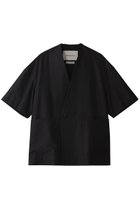 【デパリエ/DEPAREILLE】のシアーシャンブレーショートスリーブジャケット ブラック|ID: prp329100004486976 ipo3291000000032953767