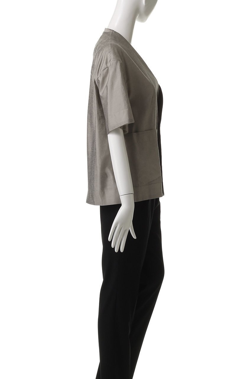 【デパリエ/DEPAREILLE】のシアーシャンブレーショートスリーブジャケット 人気、トレンドファッション・服の通販 founy(ファニー) 　ファッション　Fashion　レディースファッション　Fashion for Women　アウター　Coat / Outerwear Collection　レディースジャケット・軽アウター　Jackets　シャンブレー　Chambray, Denim-Like Fabric　ショート　Short, Short Length　シルク　Silk, 100% Silk　ジャケット　Jacket, Outerwear　スリーブ　Sleeve, Long Sleeve / Short Sleeve　夏　Summer　春　Spring　S/S・春夏　SS, Spring/Summer, Warm Season　other-3|ID: prp329100004486976 ipo3291000000032953773