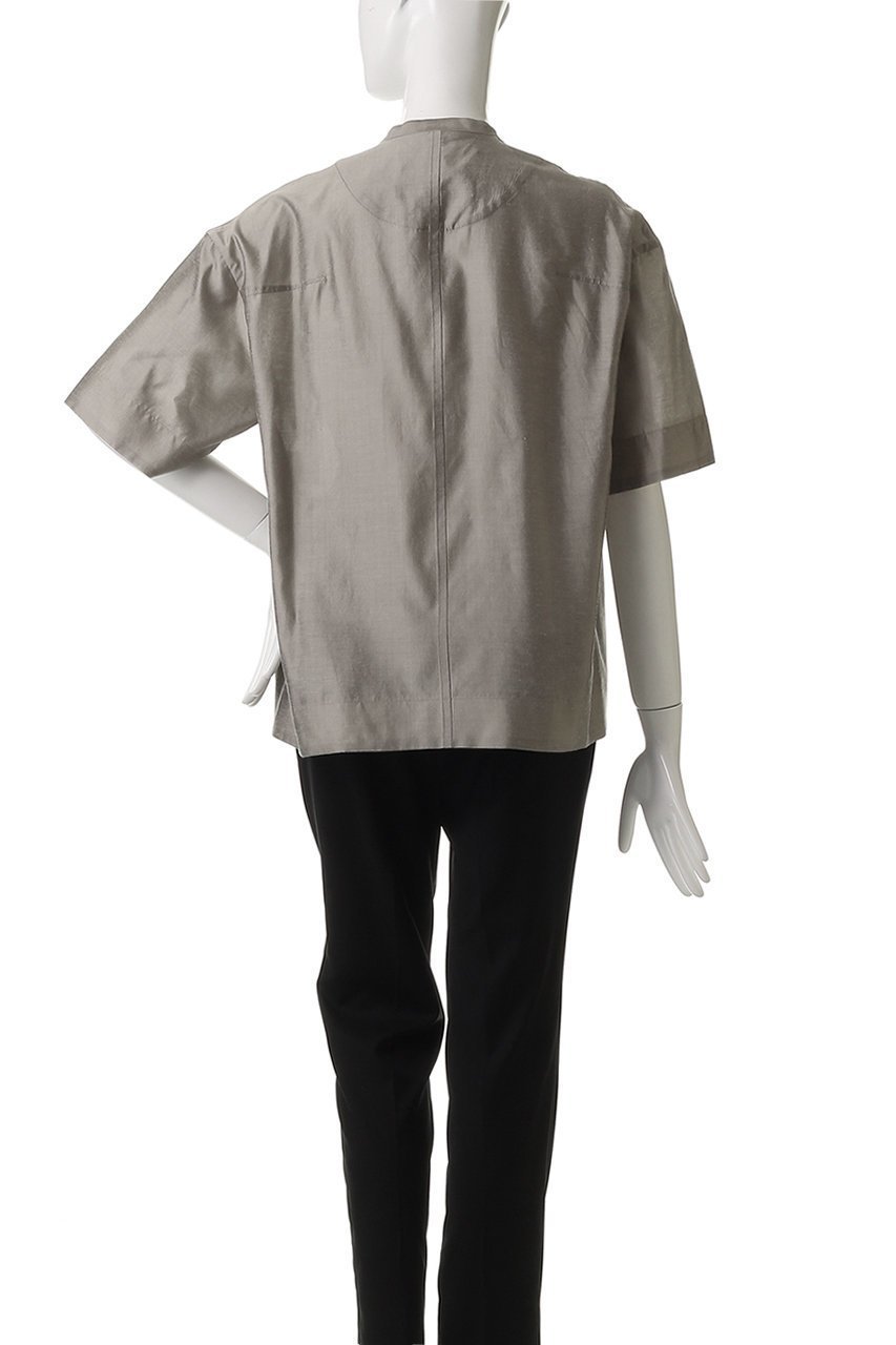 【デパリエ/DEPAREILLE】のシアーシャンブレーショートスリーブジャケット 人気、トレンドファッション・服の通販 founy(ファニー) 　ファッション　Fashion　レディースファッション　Fashion for Women　アウター　Coat / Outerwear Collection　レディースジャケット・軽アウター　Jackets　シャンブレー　Chambray, Denim-Like Fabric　ショート　Short, Short Length　シルク　Silk, 100% Silk　ジャケット　Jacket, Outerwear　スリーブ　Sleeve, Long Sleeve / Short Sleeve　夏　Summer　春　Spring　S/S・春夏　SS, Spring/Summer, Warm Season　other-4|ID: prp329100004486976 ipo3291000000032953779