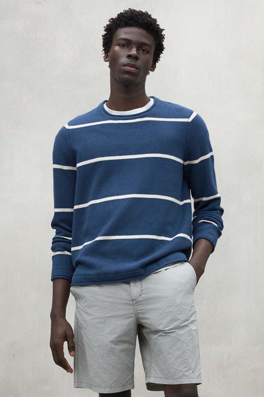 【エコアルフ/ECOALF / MEN】の【MEN】BARCO ボーダー ニット / BARCOALF KNIT MAN 人気、トレンドファッション・服の通販 founy(ファニー) 　ファッション　Fashion　メンズファッション　Fashion for Men　トップス・カットソー　Cut & Sew Tops　ニット・セーター / 定番トップス　Knit Tops & Sweaters　サマー　Summer, Summer Style　ボーダー　Border, Stripe　リゾート　Resort, Vacation Style　エレガント 上品　Elegant　other-3|ID: prp329100004486981 ipo3291000000035320139