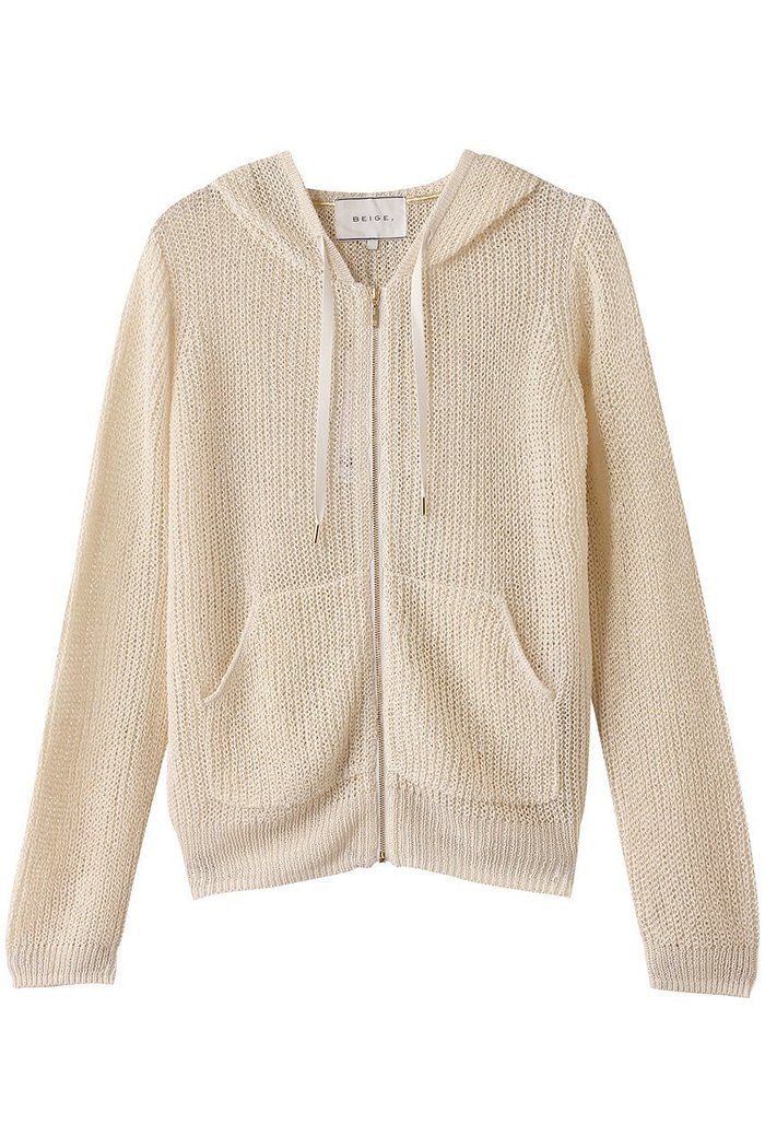 【ベイジ,/BEIGE,】のOPTICAL(オプティカル)/ペーパーヤーンフーディージップニット インテリア・キッズ・メンズ・レディースファッション・服の通販 founy(ファニー) https://founy.com/ ファッション Fashion レディースファッション WOMEN トップス・カットソー Tops/Tshirt ニット Knit Tops カーディガン Cardigans カーディガン Cardigan フィット Fit ロング Long 夏 Summer |ID: prp329100004486987 ipo3291000000031631604