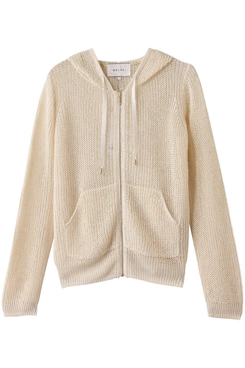 【ベイジ,/BEIGE,】のOPTICAL(オプティカル)/ペーパーヤーンフーディージップニット 人気、トレンドファッション・服の通販 founy(ファニー) 　ファッション　Fashion　レディースファッション　Fashion for Women　トップス・カットソー　Cut & Sew Tops　ニット　Knit Tops & Sweaters　カーディガン・羽織り　Layered Style Cardigans　カーディガン　Cardigan, Knitwear　フィット　Fit, Slim Fit　ロング　Long, Long-Length　夏　Summer　 other-1|ID: prp329100004486987 ipo3291000000032929057