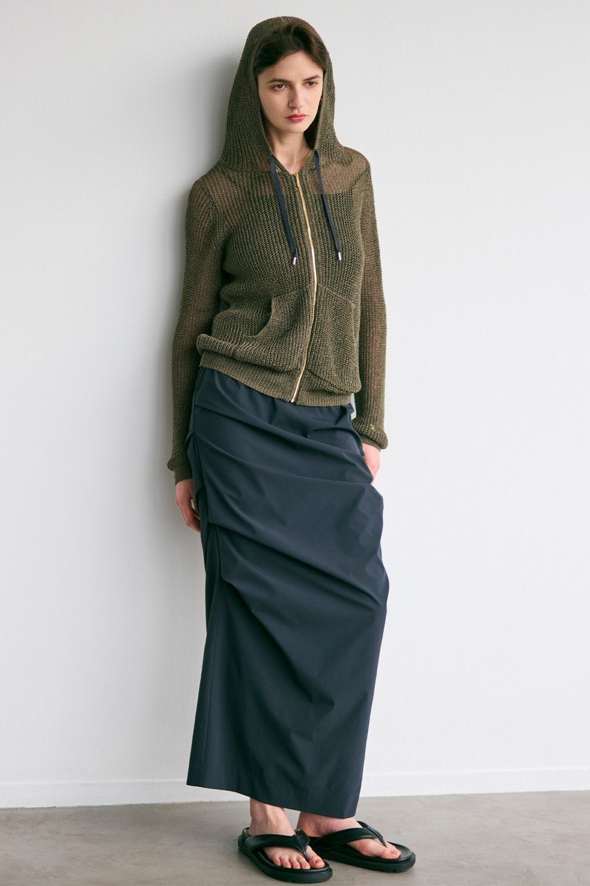 【ベイジ,/BEIGE,】のOPTICAL(オプティカル)/ペーパーヤーンフーディージップニット 人気、トレンドファッション・服の通販 founy(ファニー) 　ファッション　Fashion　レディースファッション　Fashion for Women　トップス・カットソー　Cut & Sew Tops　ニット　Knit Tops & Sweaters　カーディガン・羽織り　Layered Style Cardigans　カーディガン　Cardigan, Knitwear　フィット　Fit, Slim Fit　ロング　Long, Long-Length　夏　Summer　other-6|ID: prp329100004486987 ipo3291000000032929149