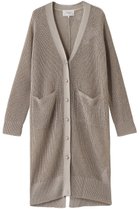【ベイジ,/BEIGE,】のOPTICAL(オプティカル)/ペーパーヤーンVネックロングカーディガン Flax|ID: prp329100004486988 ipo3291000000032929185