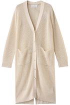 【ベイジ,/BEIGE,】のOPTICAL(オプティカル)/ペーパーヤーンVネックロングカーディガン Ecru|ID: prp329100004486988 ipo3291000000036516278