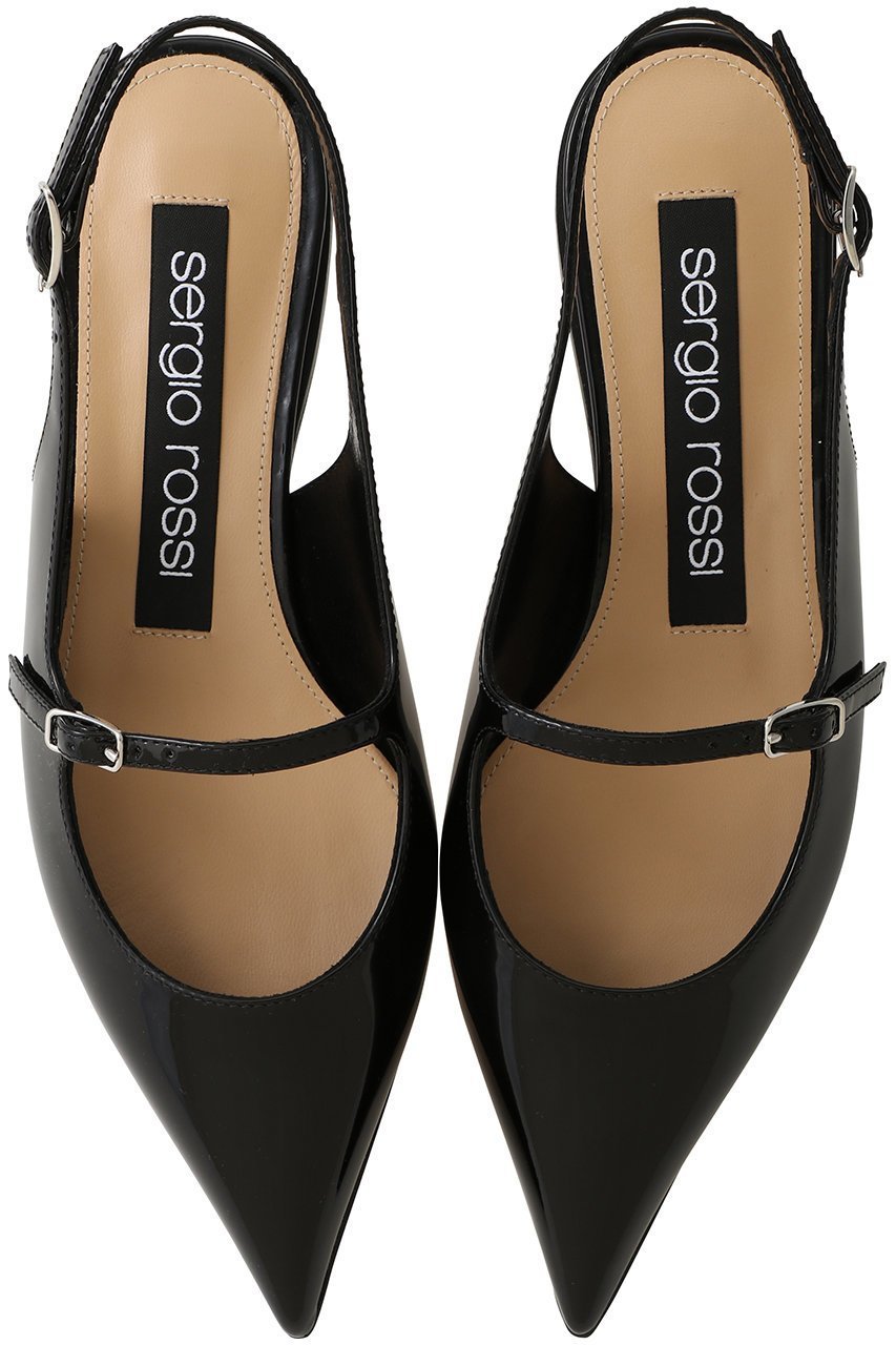 【セルジオ ロッシ/SERGIO ROSSI】のGODIVA フラットスリングバック インテリア・キッズ・メンズ・レディースファッション・服の通販 founy(ファニー) 　ファッション　Fashion　レディースファッション　Fashion for Women　バッグ　Bags　シューズ　Shoes, Footwear　フラット　Flat, Flat Shoes　ブラック|ID: prp329100004486991 ipo3291000000035614282
