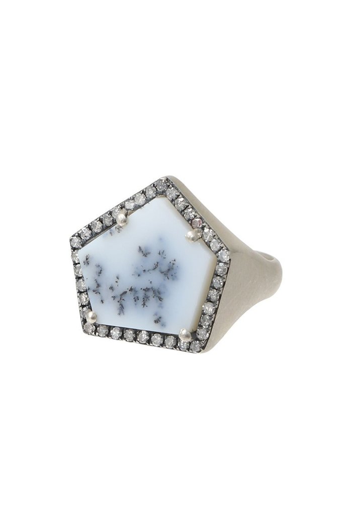 【アドリン ヒュー/Adlin Hue】のDendrite Agate One of a Kind Canan Pinky リング インテリア・キッズ・メンズ・レディースファッション・服の通販 founy(ファニー) https://founy.com/ ファッション Fashion レディースファッション WOMEN アンティーク Antique ストーン Stone モダン Modern |ID: prp329100004486998 ipo3291000000031631684