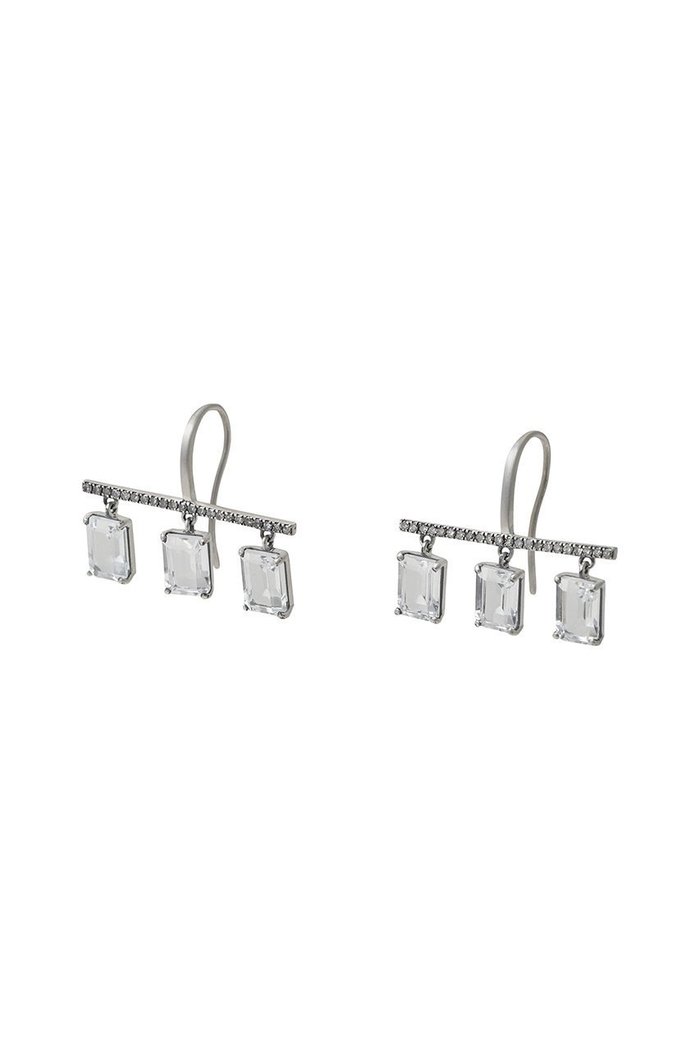 【アドリン ヒュー/Adlin Hue】のWhite Topaz Hannah ピアス インテリア・キッズ・メンズ・レディースファッション・服の通販 founy(ファニー) https://founy.com/ ファッション Fashion レディースファッション WOMEN ジュエリー Jewelry リング Rings イヤリング Earrings イヤリング Earrings モダン Modern リゾート Resort |ID: prp329100004487002 ipo3291000000031631709